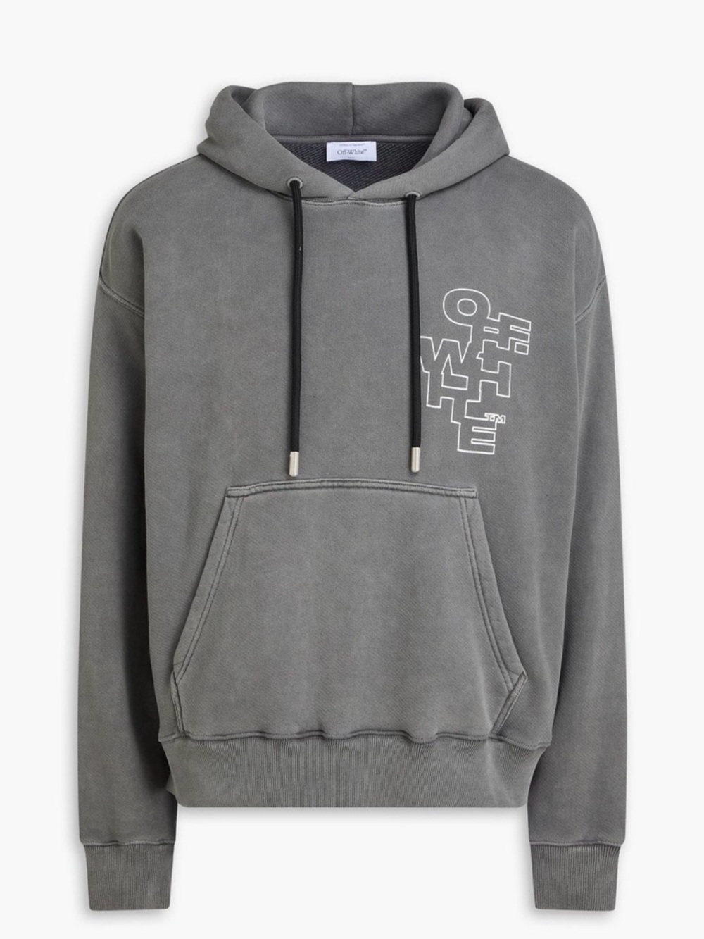Off-White Logo Cotton Hoodie